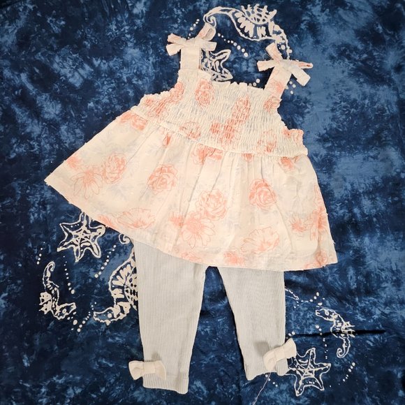 NWT Nicole Miller 4 Piece Set, 3-6M - 2 Shirts Leggings & Headband Mix n' Match! - Picture 4 of 8